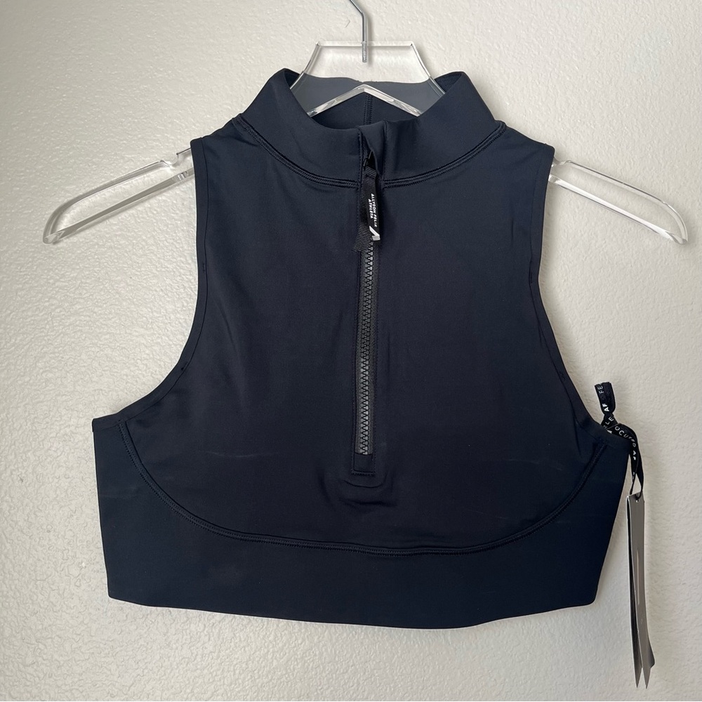 Athleta A-C Legend Allyson Felix Zip Front Sports Bra New with Tags Size Medium